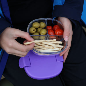 Yumbox Snack Bowl - fialová